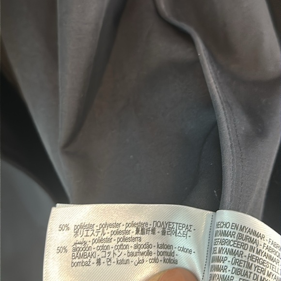 🗓️ Double-breasted Trench Coat in Navy Blue - Picture 11 of 11